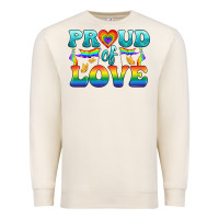 Sandshell Lgbtq Proud Of Love Premium Sweatshirt - BundleAndBundleShop