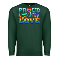 Sports Green Lgbtq Proud Of Love Premium Sweatshirt - BundleAndBundleShop
