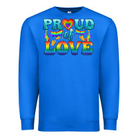 True Royal Lgbtq Proud Of Love Premium Sweatshirt - BundleAndBundleShop