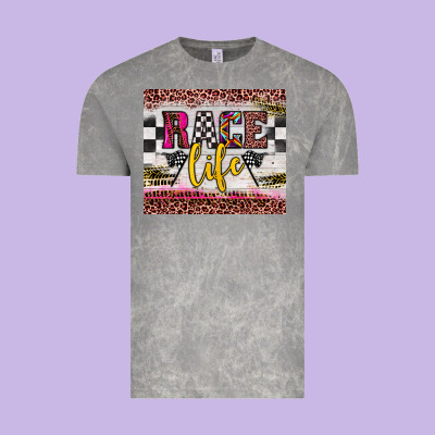 Race Life Vintage Tee Designed By Jahusdesignshop