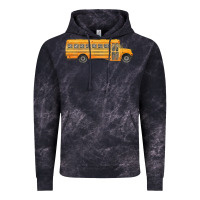 Cloud Black school bus Vintage Hoodie - FaDigitalArtStudio