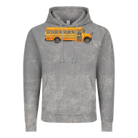 Cloud Rock school bus Vintage Hoodie - FaDigitalArtStudio