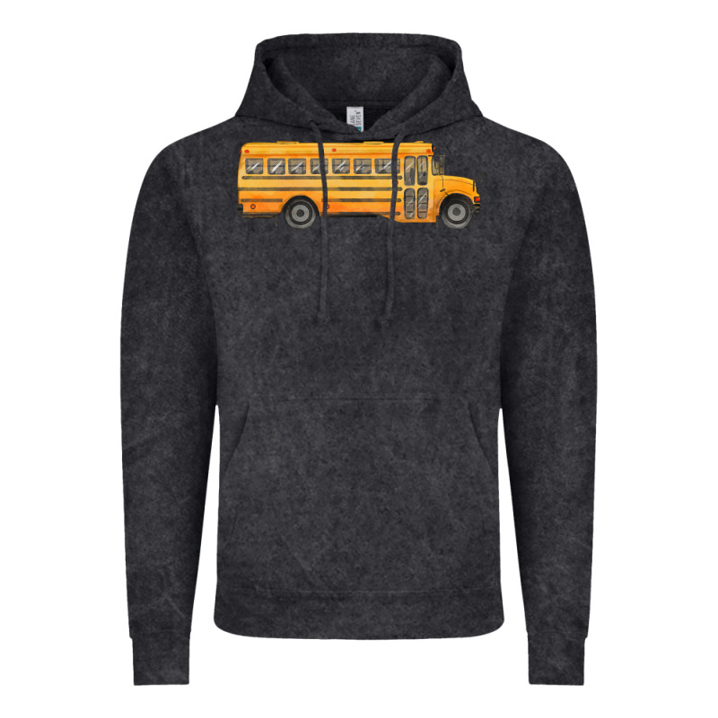 School Bus Vintage Hoodie by FaDigitalArtStudio | Teevron
