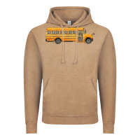 Vintage Coffee school bus Vintage Hoodie - FaDigitalArtStudio