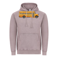 Vintage Zinc school bus Vintage Hoodie - FaDigitalArtStudio