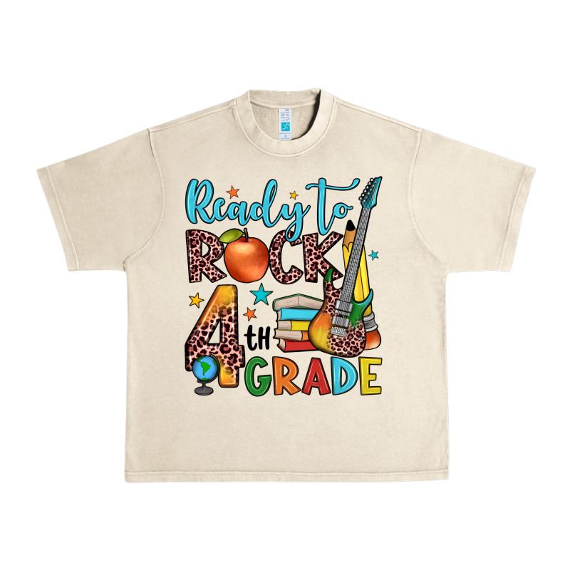 Ready To Rock 4th Grade Urban Heavy Tee by JahusDesignShop | Teevron