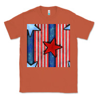 4th Of July Stars And Stripes Seamless Pattern Classic Tee | Teevron