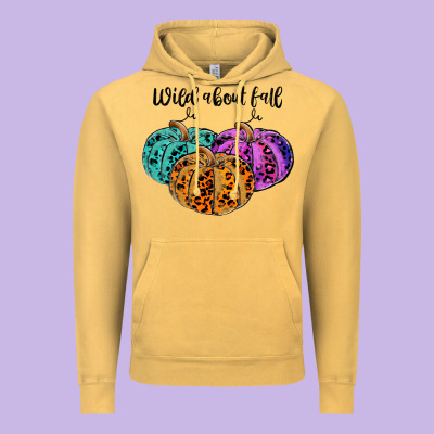 Wild Abaut Fall Vintage Hoodie Designed By Jahusdesignshop