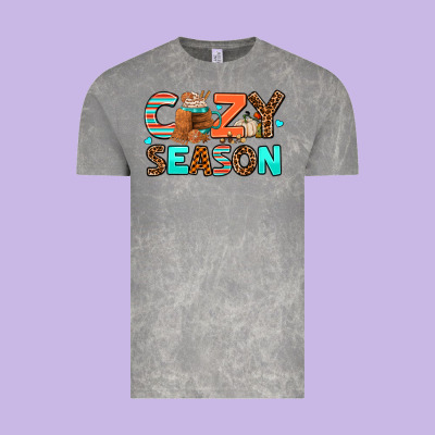 Cozy Season Vintage Tee Designed By Adodesignshop