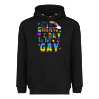 Black Western It's Great Day To Be Gay Heavyweight Hoodie - BundleAndBundleShop