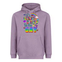 Lavender Western It's Great Day To Be Gay Heavyweight Hoodie - BundleAndBundleShop