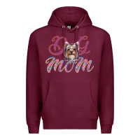 Burgundy Dog Mom Premium Hoodie - Bettercallsaul