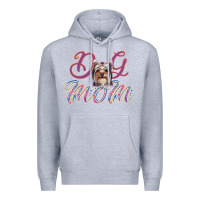 Heather Grey Dog Mom Premium Hoodie - Bettercallsaul