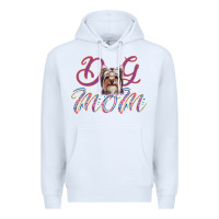 White Dog Mom Premium Hoodie - Bettercallsaul
