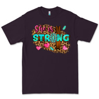 Plum she is strong Premium Tee - texasbilliewilder