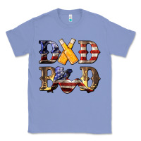 Colony Blue American Flag Dad Bod Classic Tee - LillyAllenDesigns