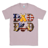 Lilac American Flag Dad Bod Classic Tee - LillyAllenDesigns