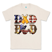 Natural American Flag Dad Bod Classic Tee - LillyAllenDesigns