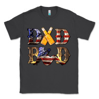 Smoke American Flag Dad Bod Classic Tee - LillyAllenDesigns