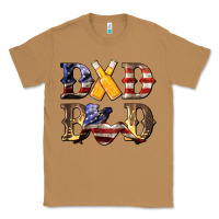 Toasted Coconut American Flag Dad Bod Classic Tee - LillyAllenDesigns