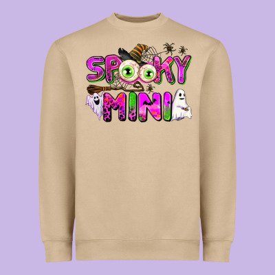 Spooky Mini Heavyweight Sweatshirt Designed By Adodesignshop