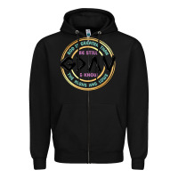 Black be still and know Zipper Hoodie - MaliasSmallBusiness