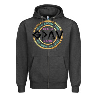 Charcoal Heather be still and know Zipper Hoodie - MaliasSmallBusiness