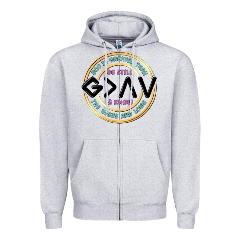 Be Still And Know Zipper Hoodie by MaliasSmallBusiness | Teevron