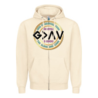 Sandshell be still and know Zipper Hoodie - MaliasSmallBusiness