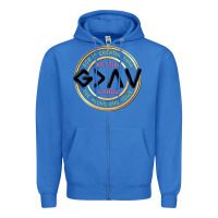True Royal be still and know Zipper Hoodie - MaliasSmallBusiness