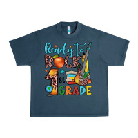 Midnight Navy ready to rock 1st grade Urban Heavy Tee - JahusDesignShop