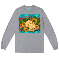 Heather Grey western chicks coop animals sunflowers cactus serape leopard turquoise Long Sleeve Tee - Artiststas