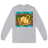Moon Dust western chicks coop animals sunflowers cactus serape leopard turquoise Long Sleeve Tee - Artiststas