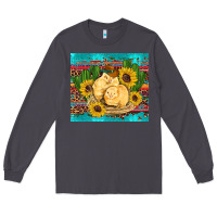 Smoke western chicks coop animals sunflowers cactus serape leopard turquoise Long Sleeve Tee - Artiststas