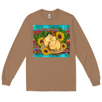 Toasted Coconut western chicks coop animals sunflowers cactus serape leopard turquoise Long Sleeve Tee - Artiststas