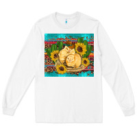 White western chicks coop animals sunflowers cactus serape leopard turquoise Long Sleeve Tee - Artiststas