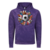 Cloud Purple football sunflower Vintage Hoodie - HRA Design Shop