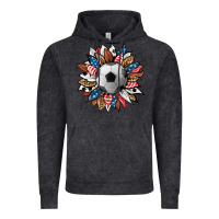 Vintage Black football sunflower Vintage Hoodie - HRA Design Shop