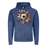Vintage Denim football sunflower Vintage Hoodie - HRA Design Shop