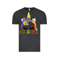 Vintage Black autism au some  unicorn Vintage Tee - AdoDesignShop