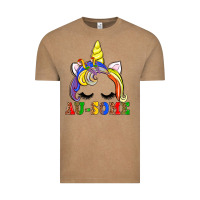 Vintage Coffee autism au some  unicorn Vintage Tee - AdoDesignShop