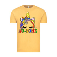 Vintage Mustard autism au some  unicorn Vintage Tee - AdoDesignShop