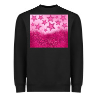 Black pink glitter star Heavyweight Sweatshirt - JahusDesignShop