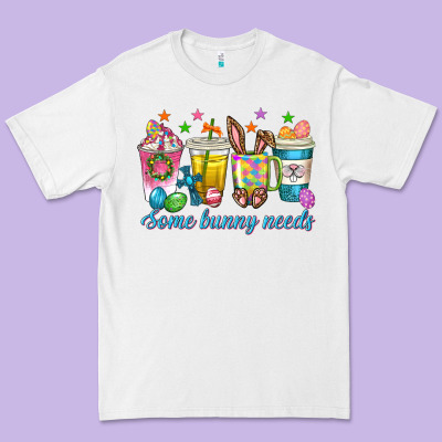 Premium Tee some bunny needs easter coffee cups