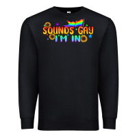 Black Sounds Gay I'm in Pride LGBTQ Premium Sweatshirt - BundleAndBundleShop