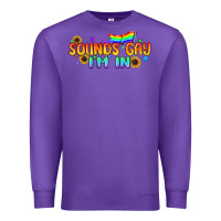 Purple Sounds Gay I'm in Pride LGBTQ Premium Sweatshirt - BundleAndBundleShop