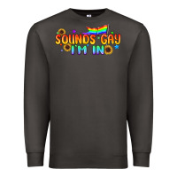 Smoke Sounds Gay I'm in Pride LGBTQ Premium Sweatshirt - BundleAndBundleShop