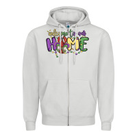 Dove Grey welcome to our home Zipper Hoodie - MaliasSmallBusiness