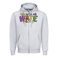 Heather Grey welcome to our home Zipper Hoodie - MaliasSmallBusiness