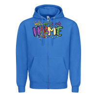 True Royal welcome to our home Zipper Hoodie - MaliasSmallBusiness
